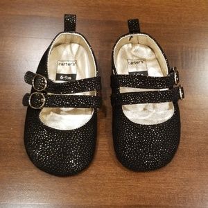 Carter's infant ballet crib shoes, size 6-9 mo!